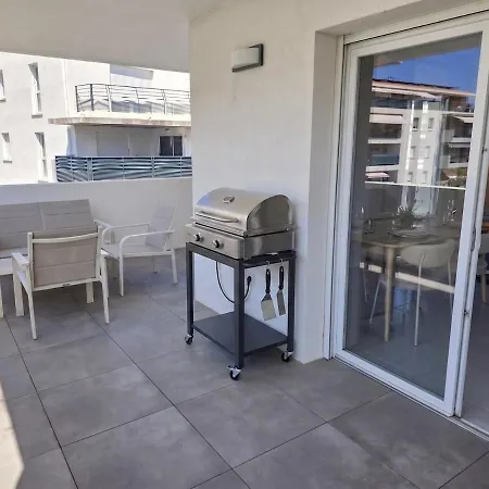 アパート Rivage D'or - 2-bedroom With Pool, Air Conditioning And Parking ル・ラヴァンドゥー